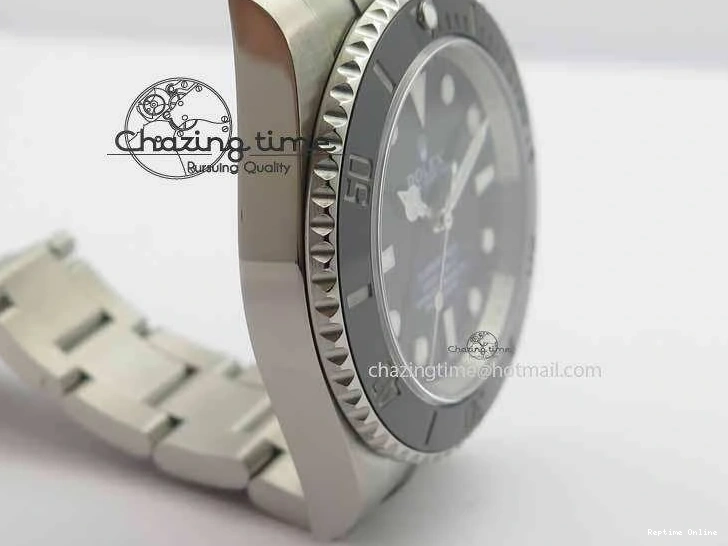 0202 Submariner 114060 Black Ceramic No Date JF 1:1 Best Edition On SS Bracelet SH3130 V Attractive 3641